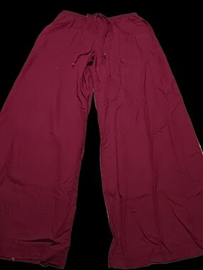 wild fable Womens Wide-Leg Drawstring Pants in Wine NWT